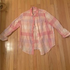 Multi colored linen shirt